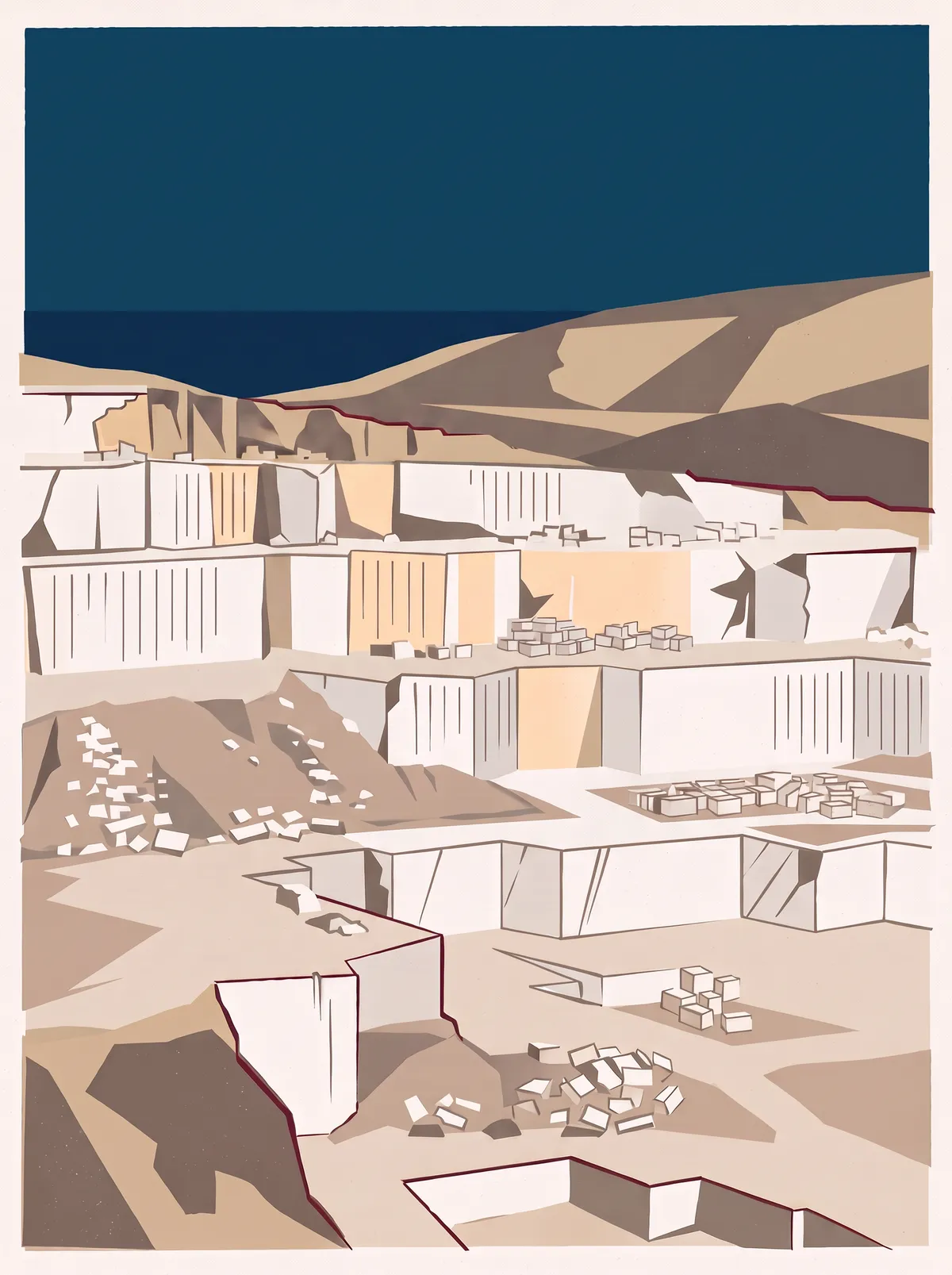 Kamenolom Adriakamen, Plano
